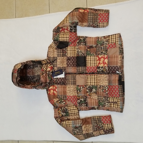 Polo by Ralph Lauren Jackets \u0026 Coats | Wmns LRG Polo Ralph Lauren Patchwork Puffer Jacket | Color: Brown/Tan | Size: L | Captjack123's Closet